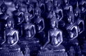 B,geerligs-verzameling buddha's in blauw
